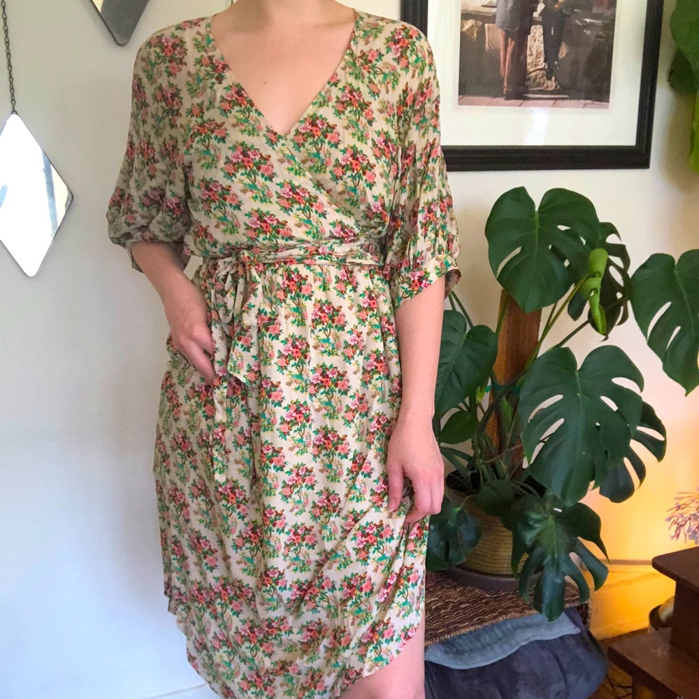 Floral boho dress